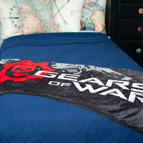 Gears Of War Lightweight Fleece Throw Blanket | 45 x 60 Inches
