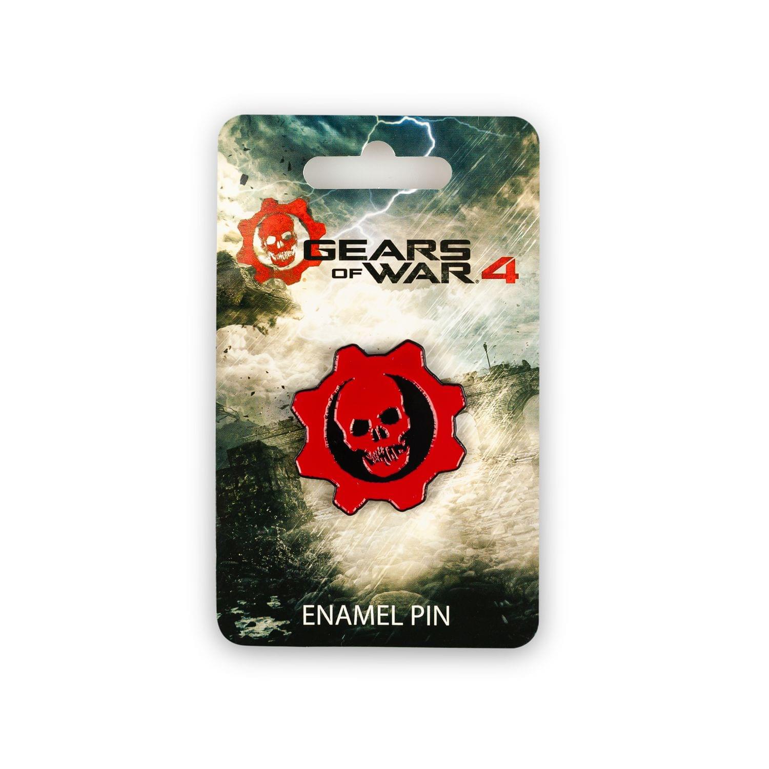 Gears of War 4 Crimson Omen Pin | Official Gears Of War Collectible Logo Pin
