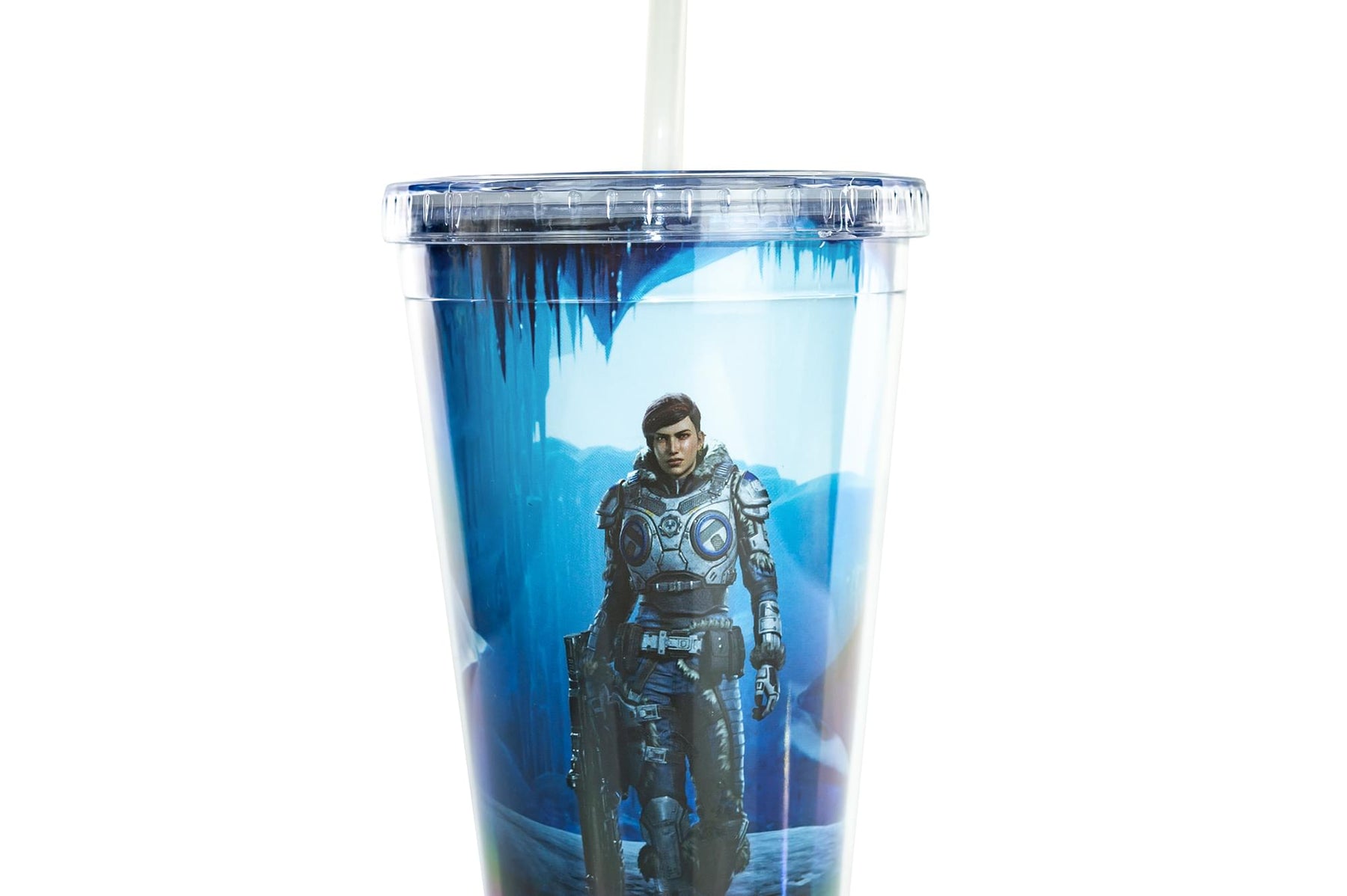 Gears Of War 5 16 oz Plastic Carnival Cup | Hand Wash, Do Not Microwave| Cold Fluids Only