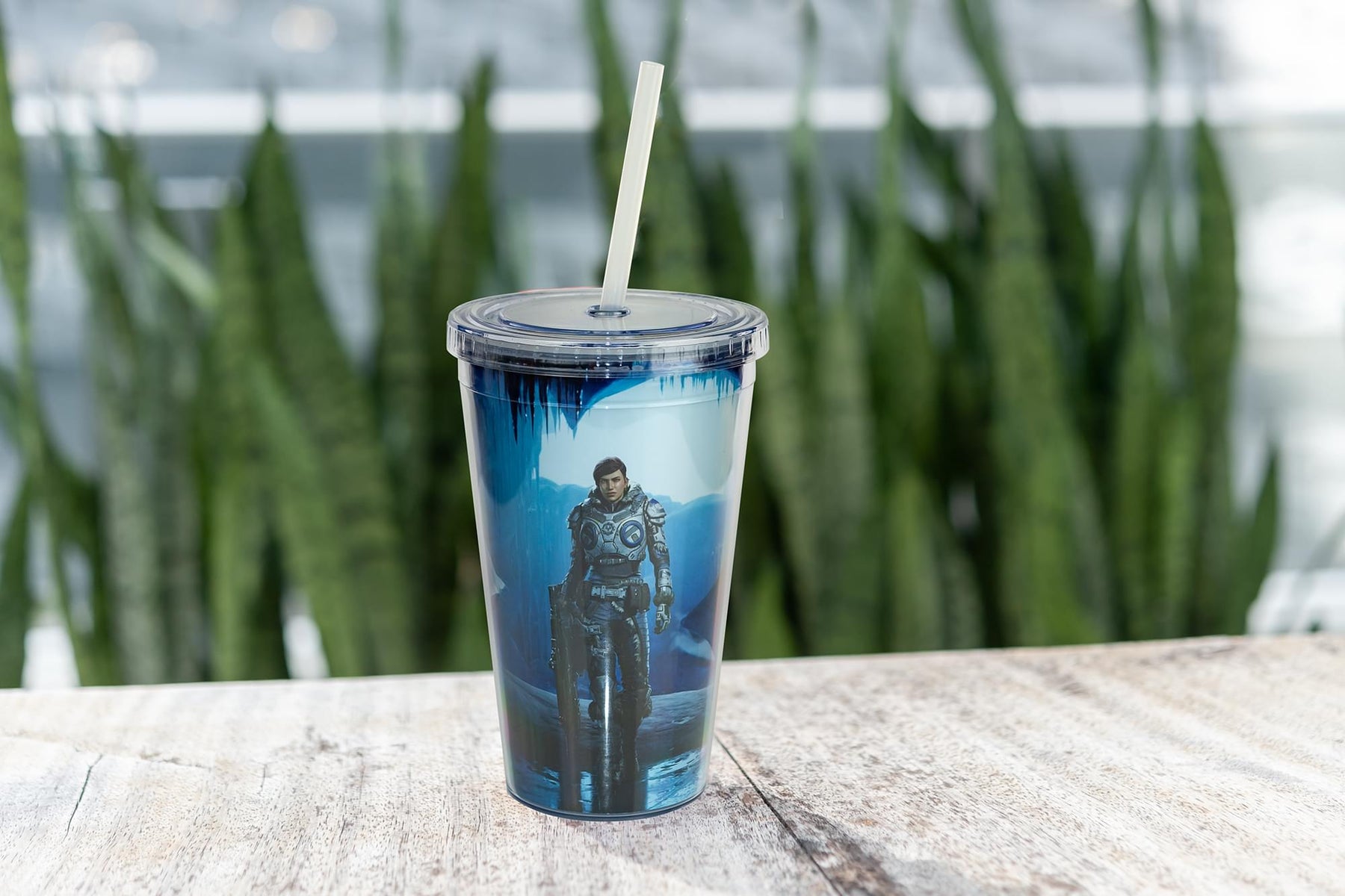 Gears Of War 5 16 oz Plastic Carnival Cup | Hand Wash, Do Not Microwave| Cold Fluids Only