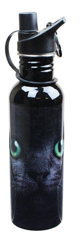 Black Cat Water Bottle