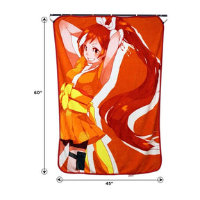 Crunchyroll Hime Lightweight Fleece Throw Blanket | 45 x 60 Inches