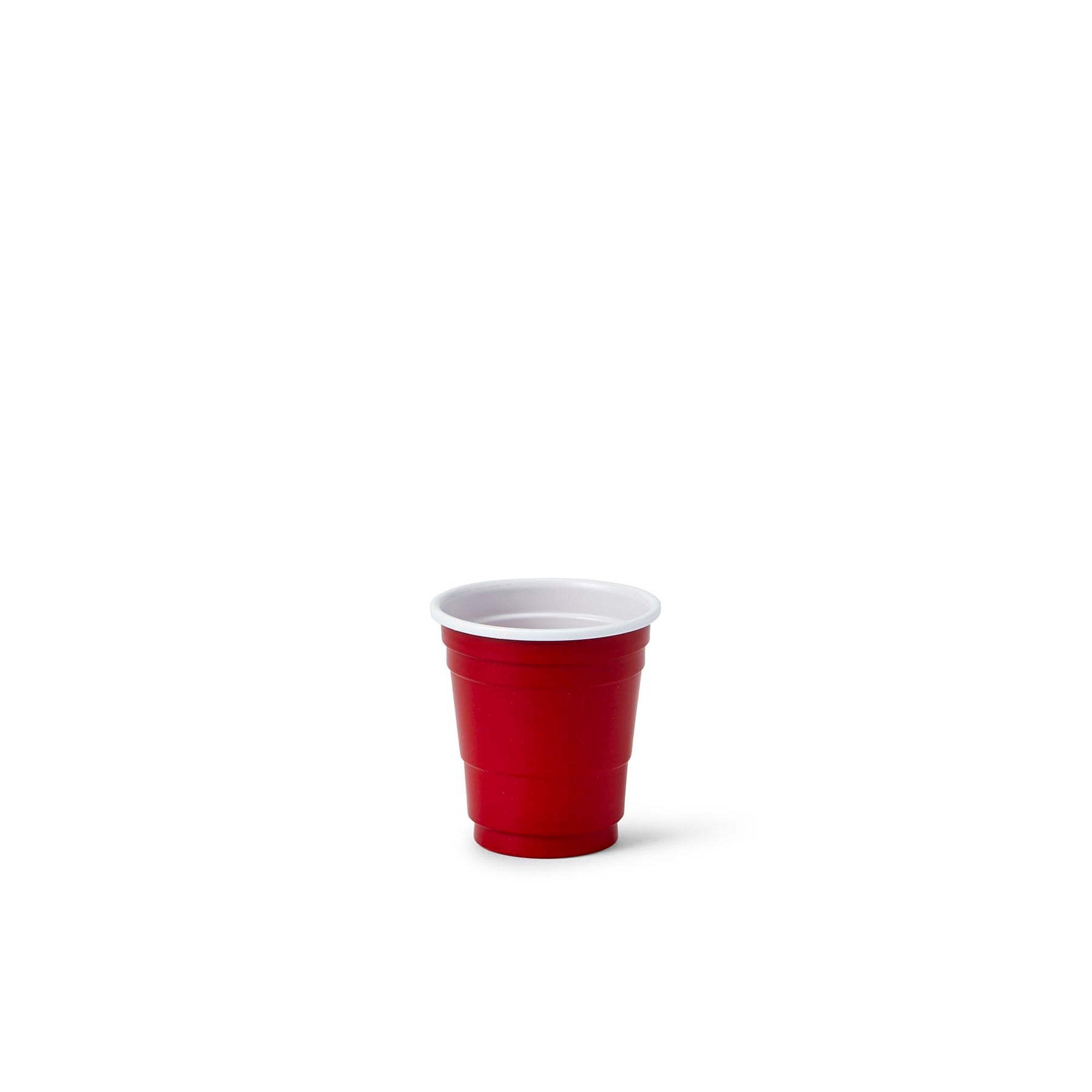 20 Pack Shot Glasses - 1.5 oz Acrylic Party Cup - Red Plastic Shot Glass