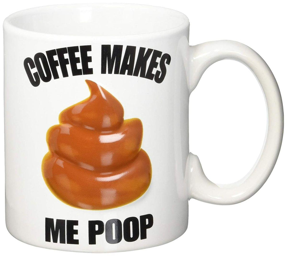 Coffee Makes Me Poop 12oz Ceramic Coffee Mug Free Shipping