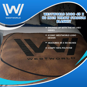 Westworld Logo 45 x 60 Inch Throw Stadium Blanket