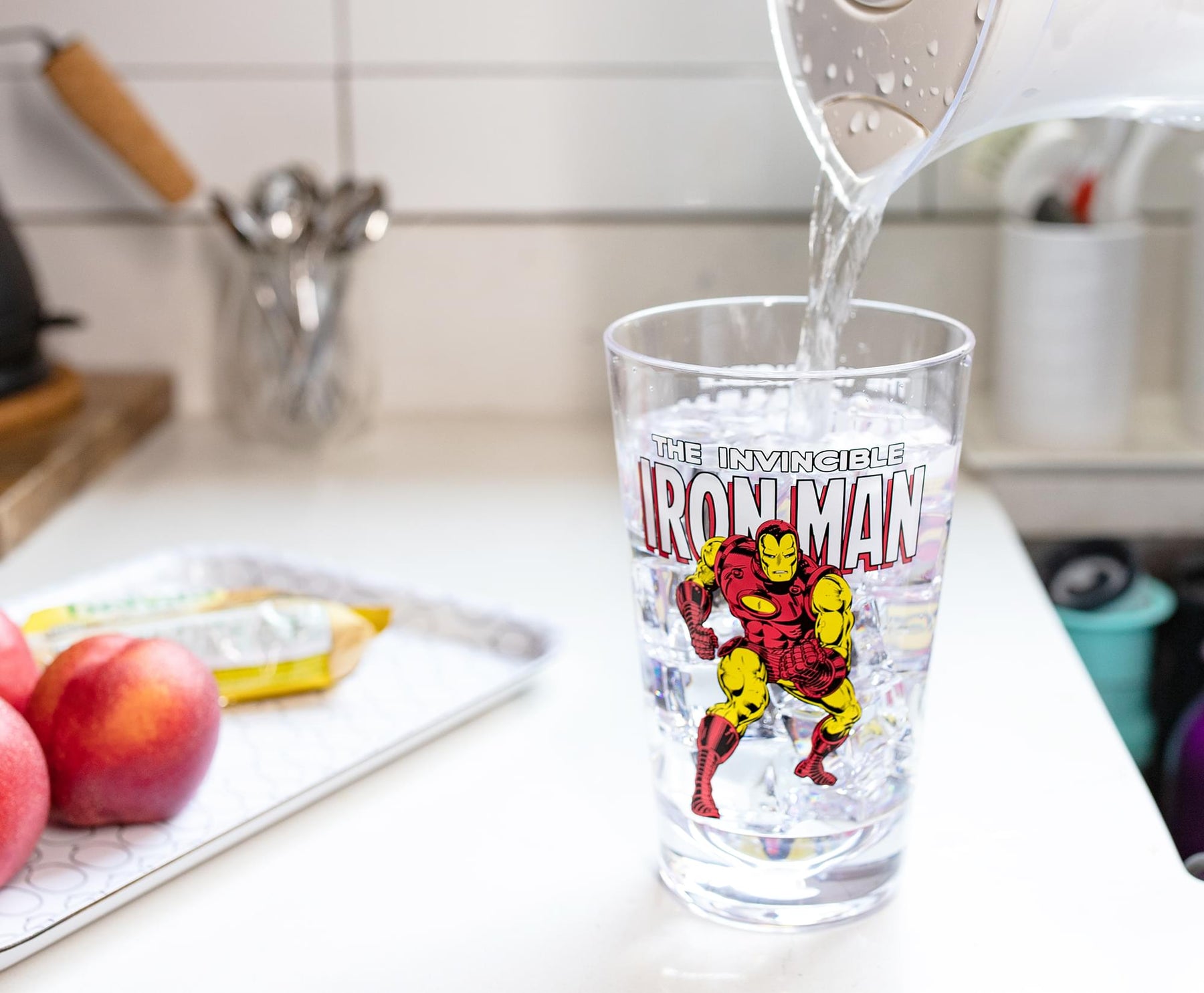 Marvel Retro Iron Man 16oz Shatter-Proof Acrylic Cup