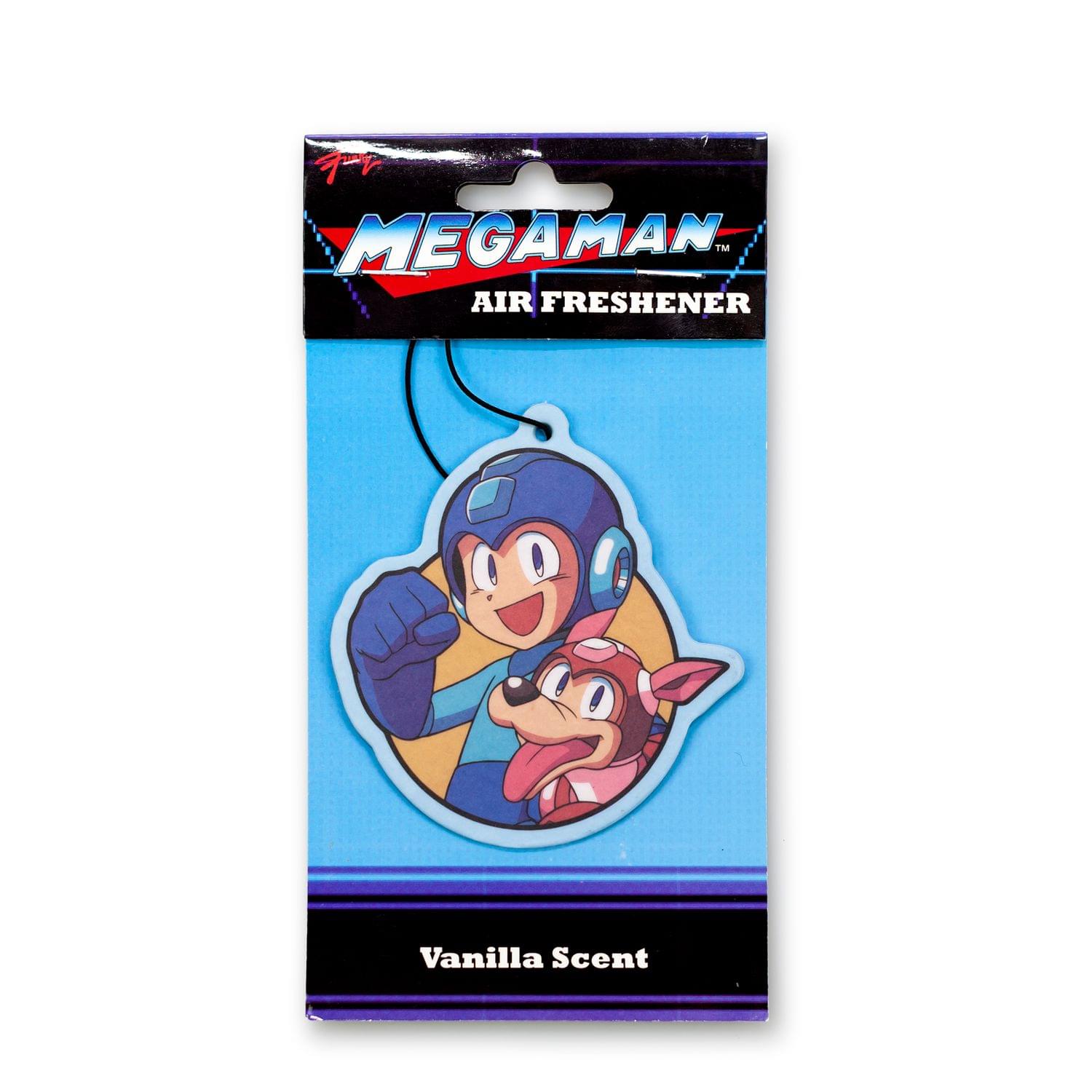 Mega Man and Rush Air Freshener | Vanilla Scented | Mega Man Legacy Collection