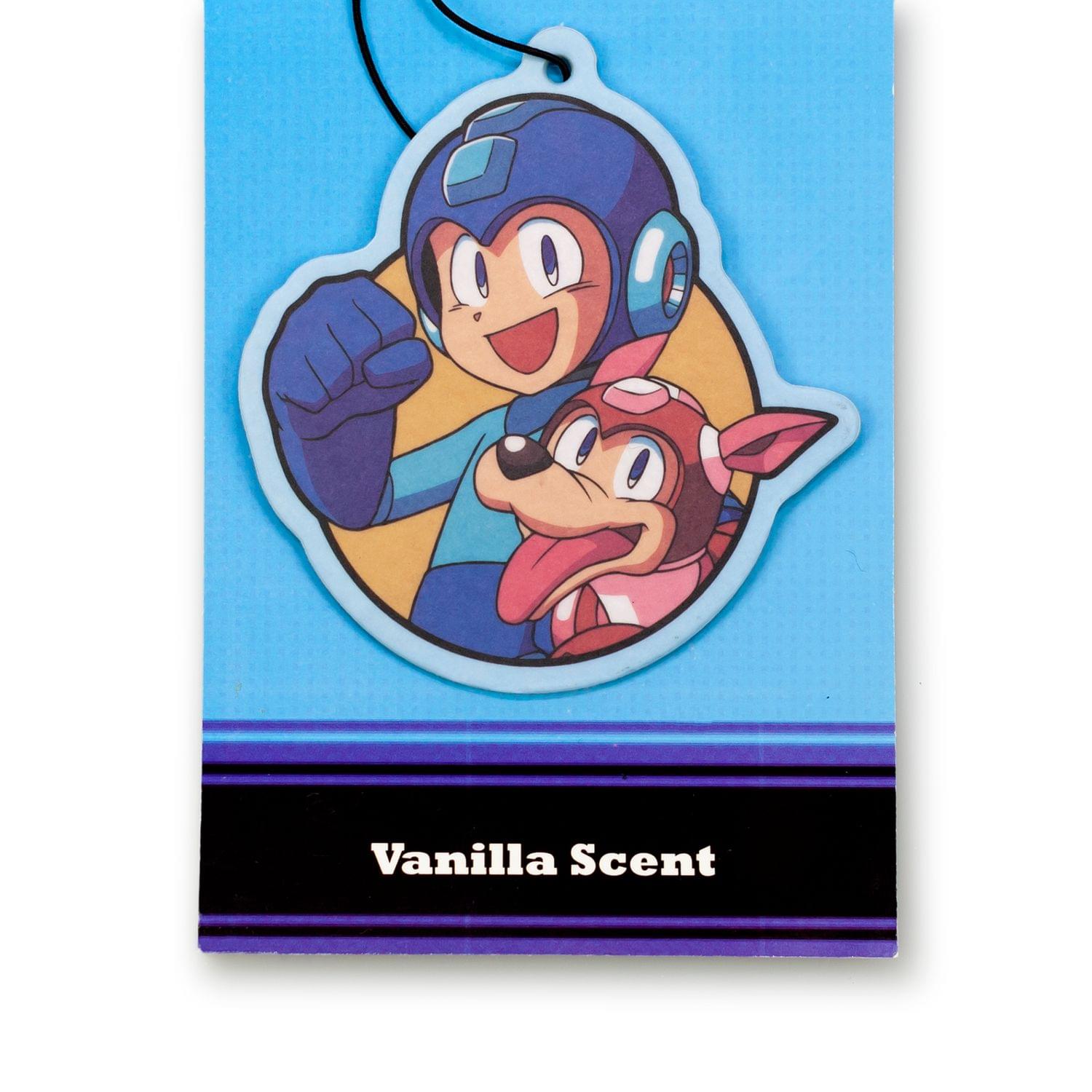 Mega Man and Rush Air Freshener | Vanilla Scented | Mega Man Legacy Collection