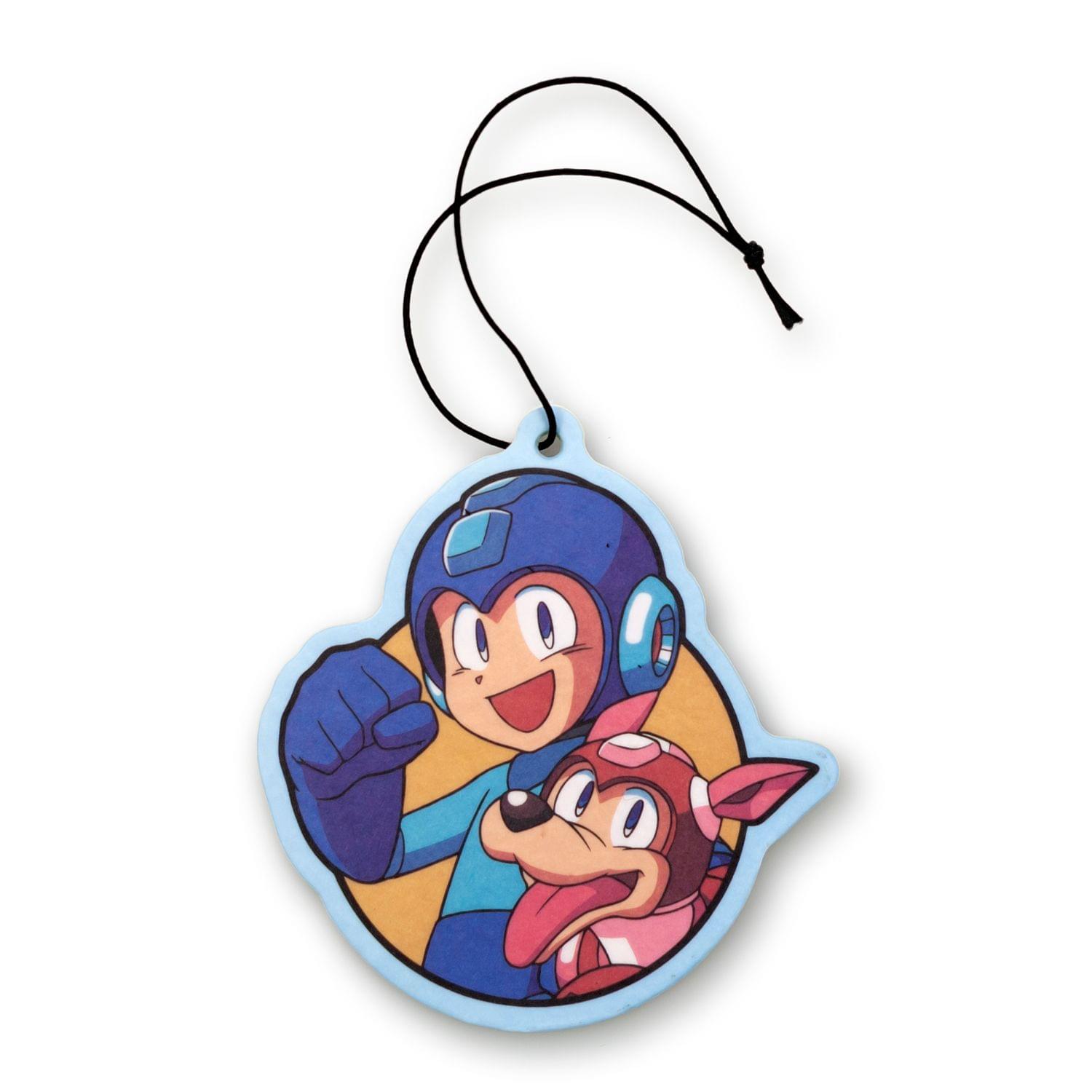 Mega Man and Rush Air Freshener | Vanilla Scented | Mega Man Legacy Collection