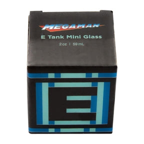 OFFICIAL Mega Man Ceramic Shot Glass | Energy Tank Themed | Holds 1.5 Oz.