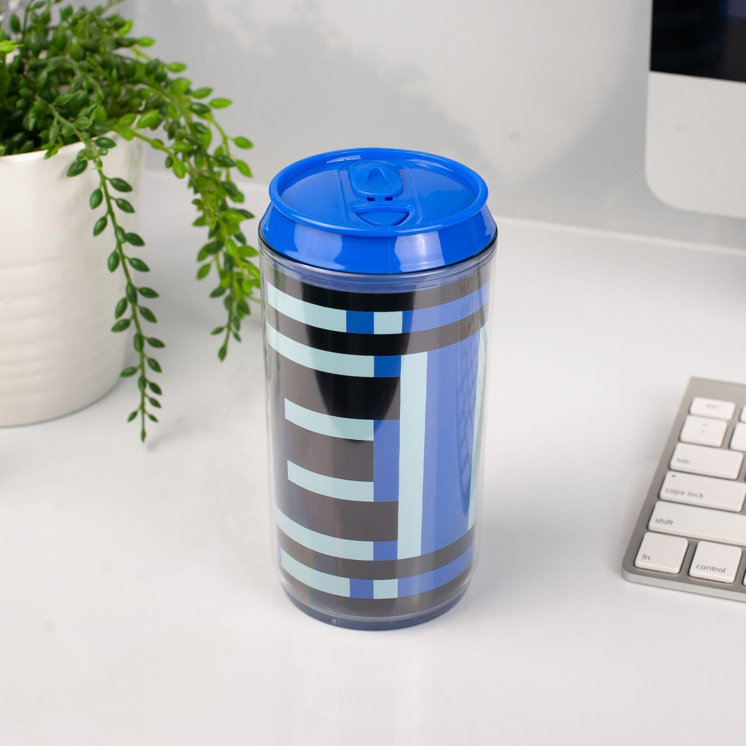 Mega Man Official Energy Tank Travel Can | E-Tank Can Holds Your Favorite Drink