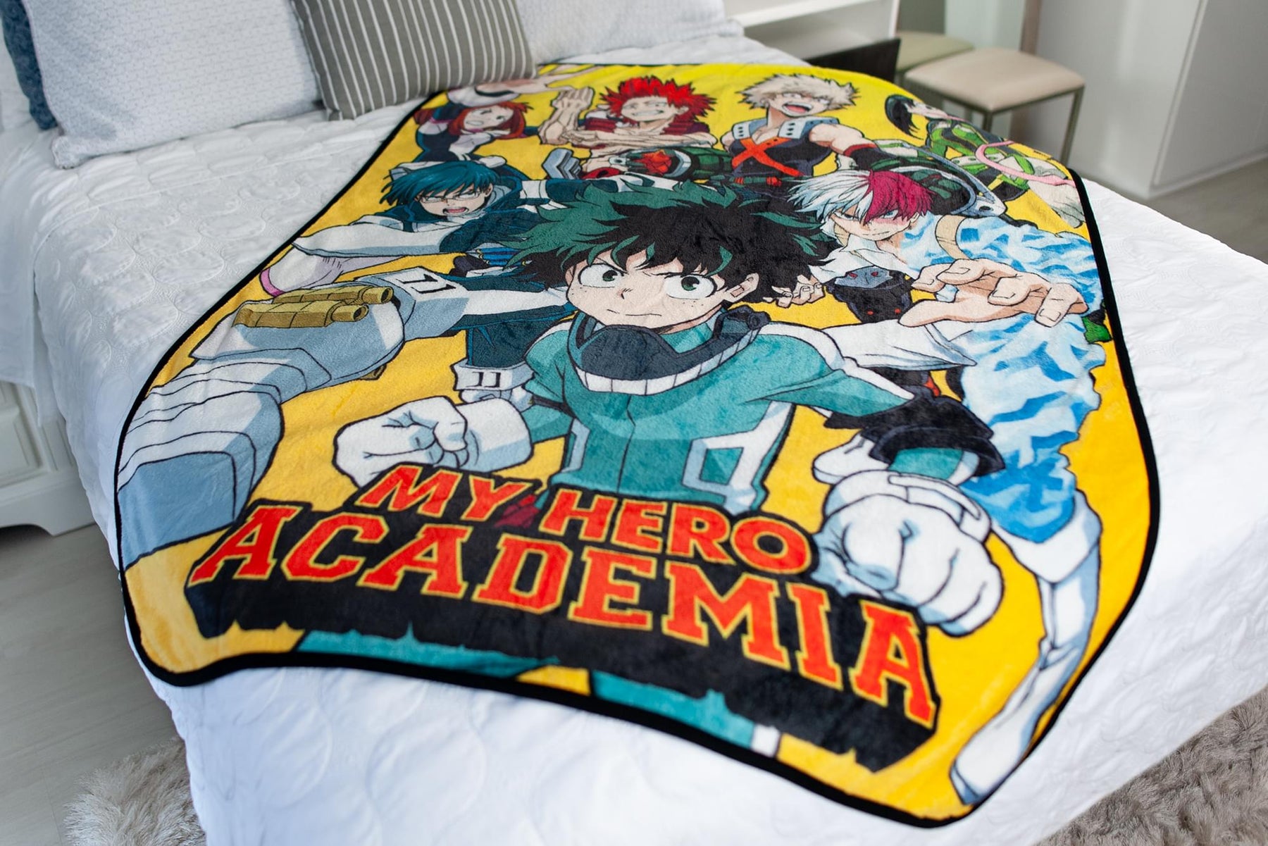 My Hero Academia Superheroes Lightweight Fleece Throw Blanket | 45 x 60 Inches