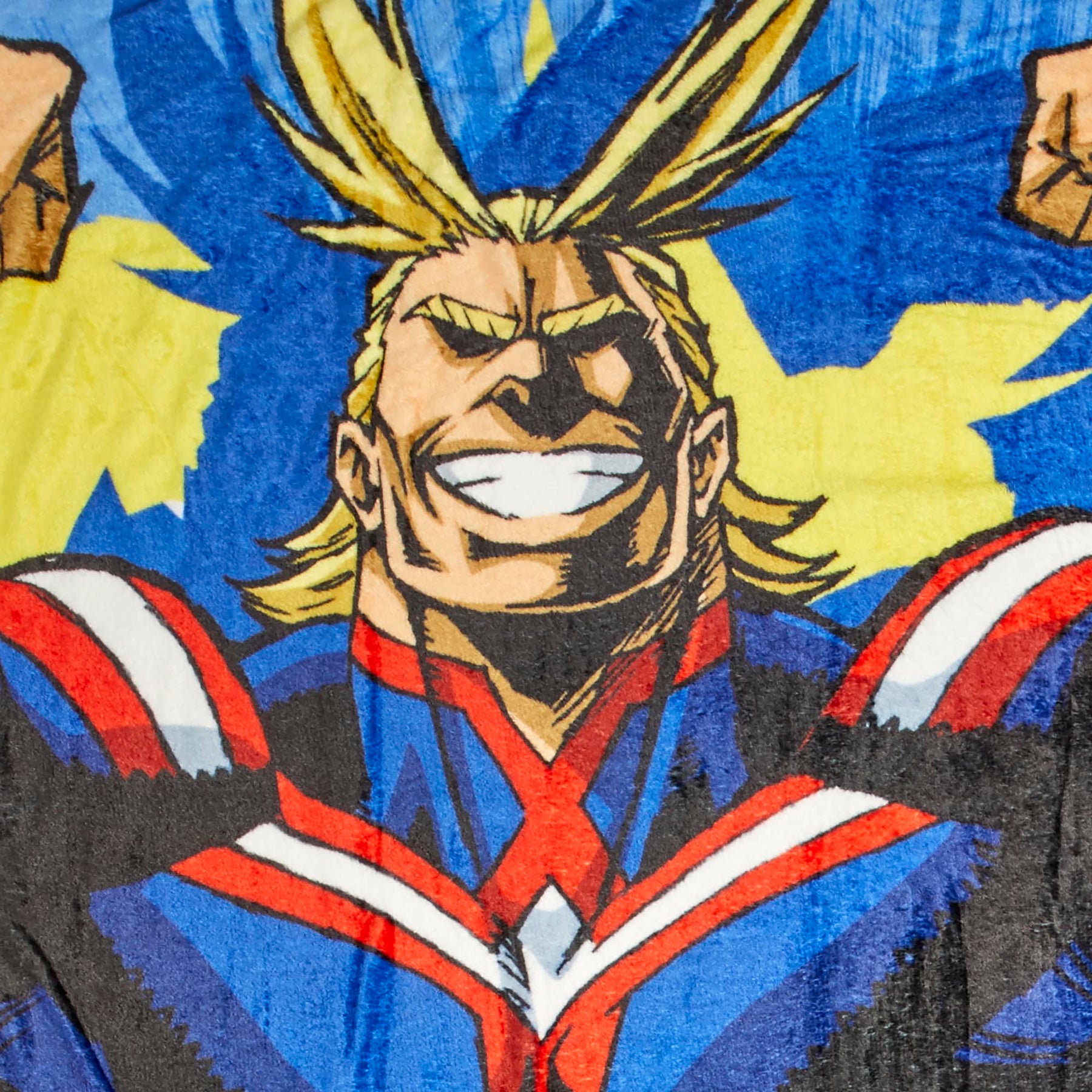 My Hero Academia Official All Might Large Fleece Throw Blanket | 60 x 45 Inches