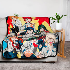 My Hero Academia Group Fleece Throw Blanket | 45 x 60 Inches