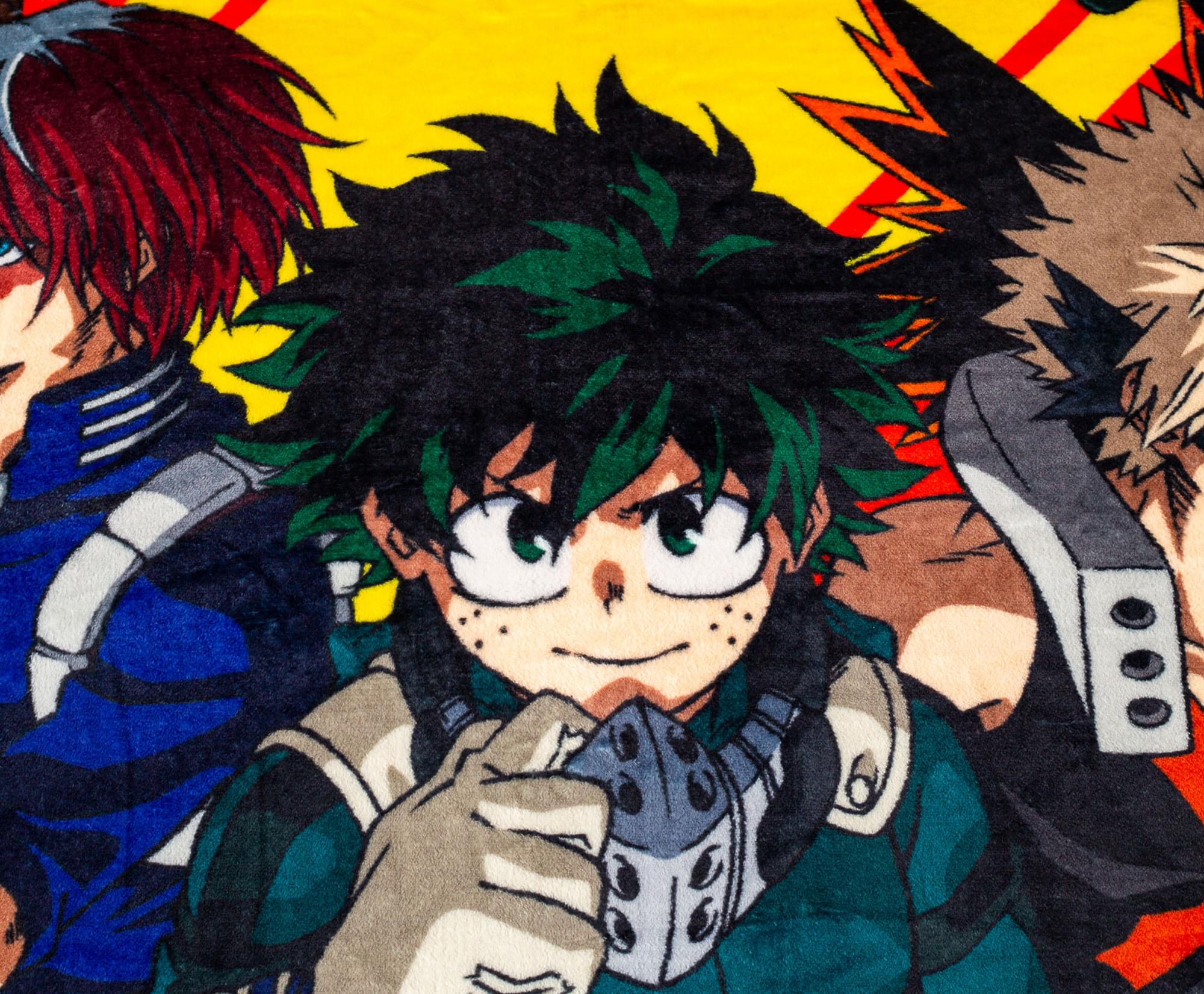 My Hero Academia Characters Fleece Throw Blanket | 45 x 60 Inches