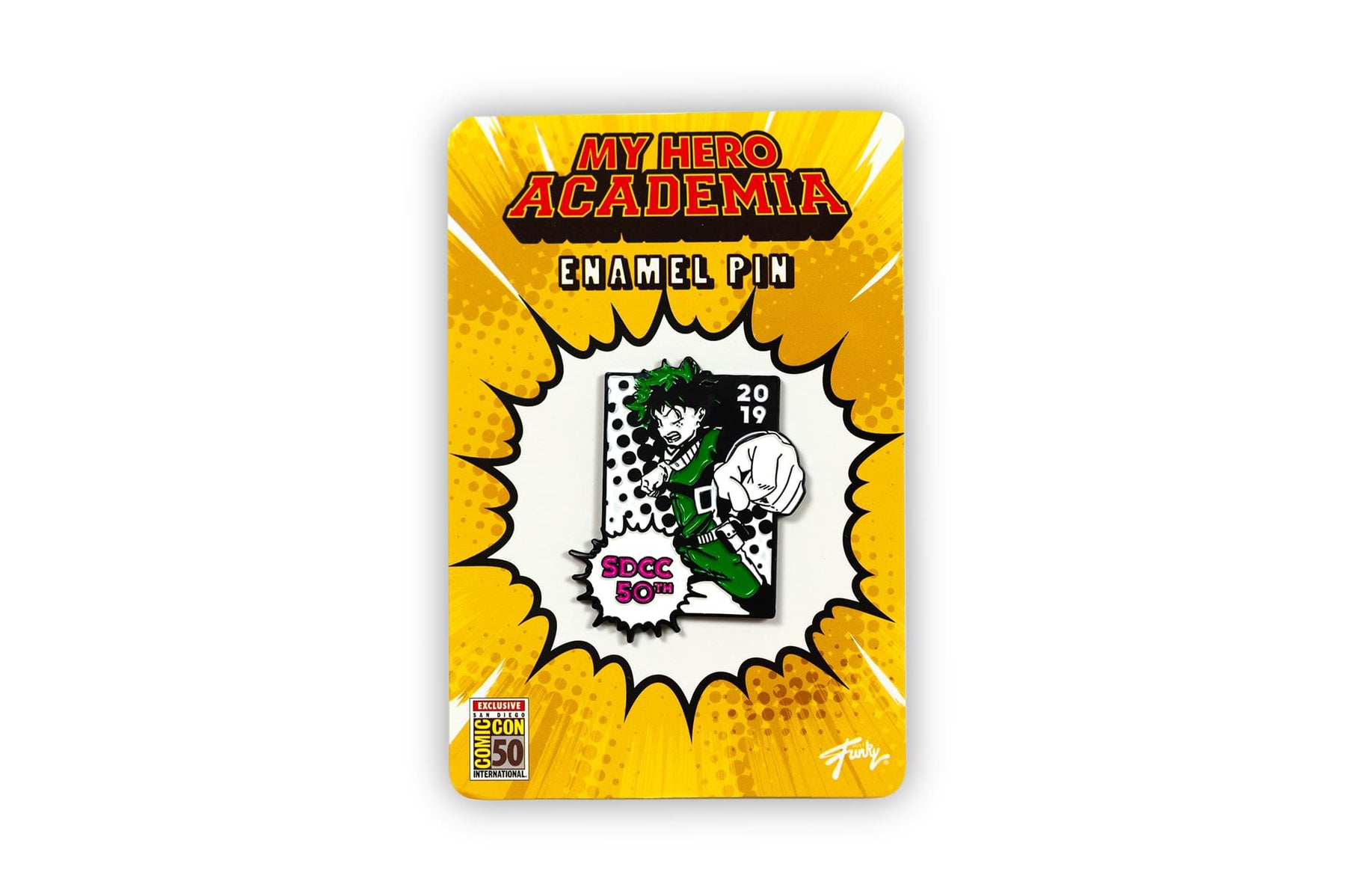 My Hero Academia Izuku Midoriya SDCC 2019 Exclusive 2-Inch Enamel Collector Pin