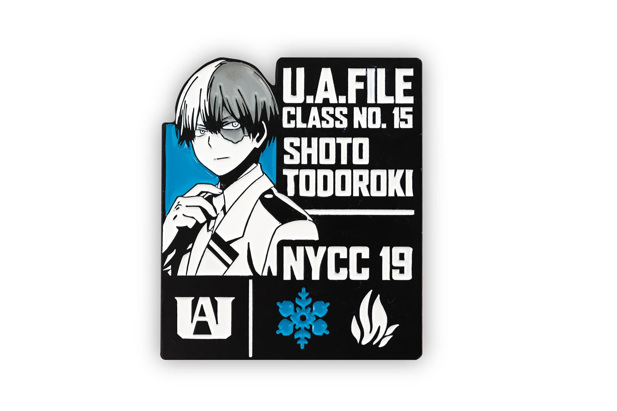 My Hero Academia Shoto Todoroki Pin | Exclusive Collectible Pin | 2 Inches tall