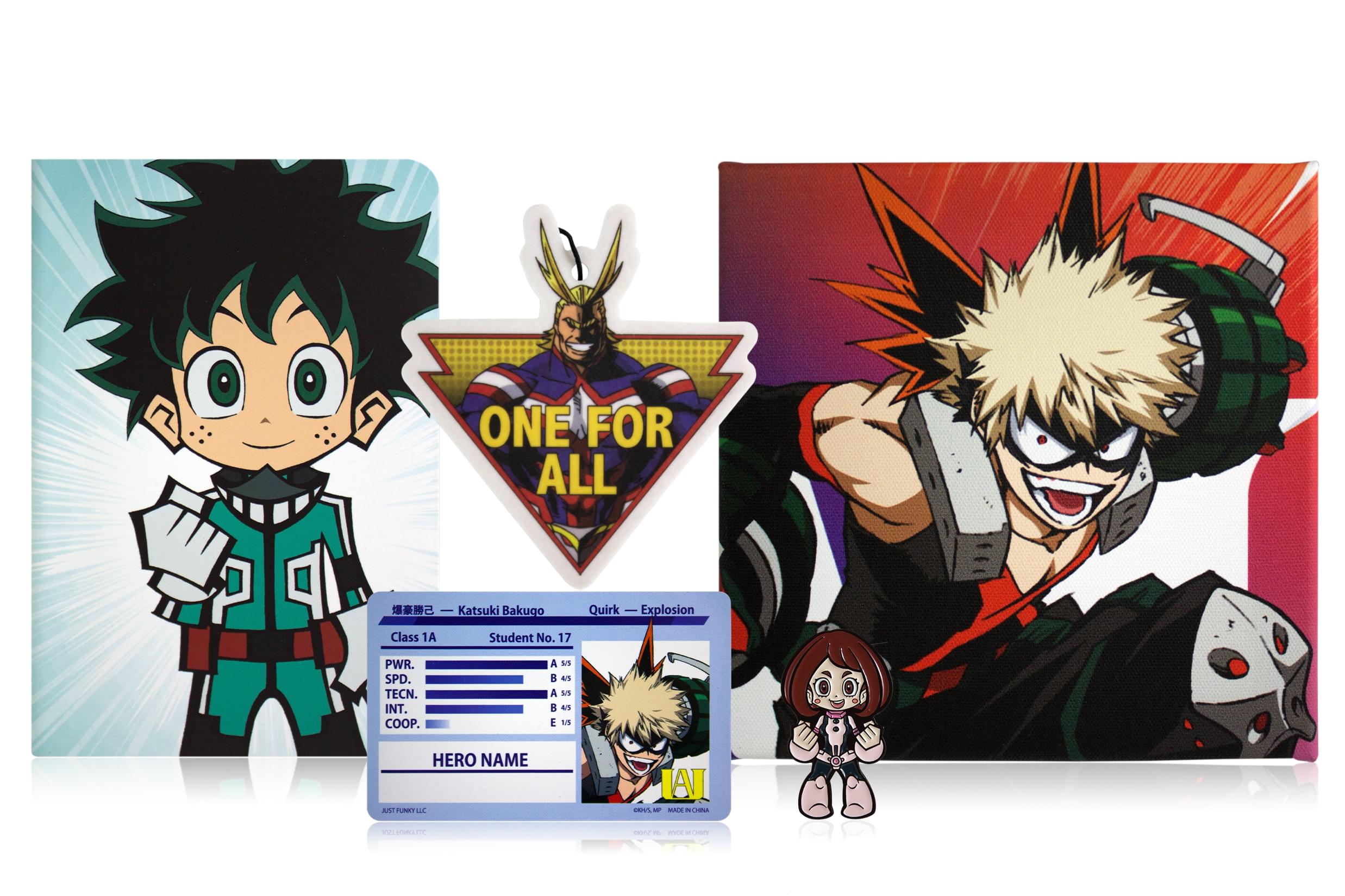 My Hero Academia LookSee Gift Box | Set Of 4 | All Might, Izuku, Bakugo, Ochaco