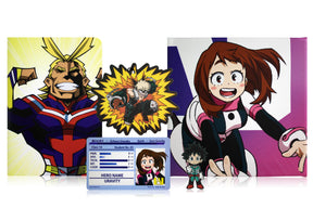 My Hero Academia LookSee Gift Box | Set Of 4 | All Might, Izuku, Bakugo, Ochaco