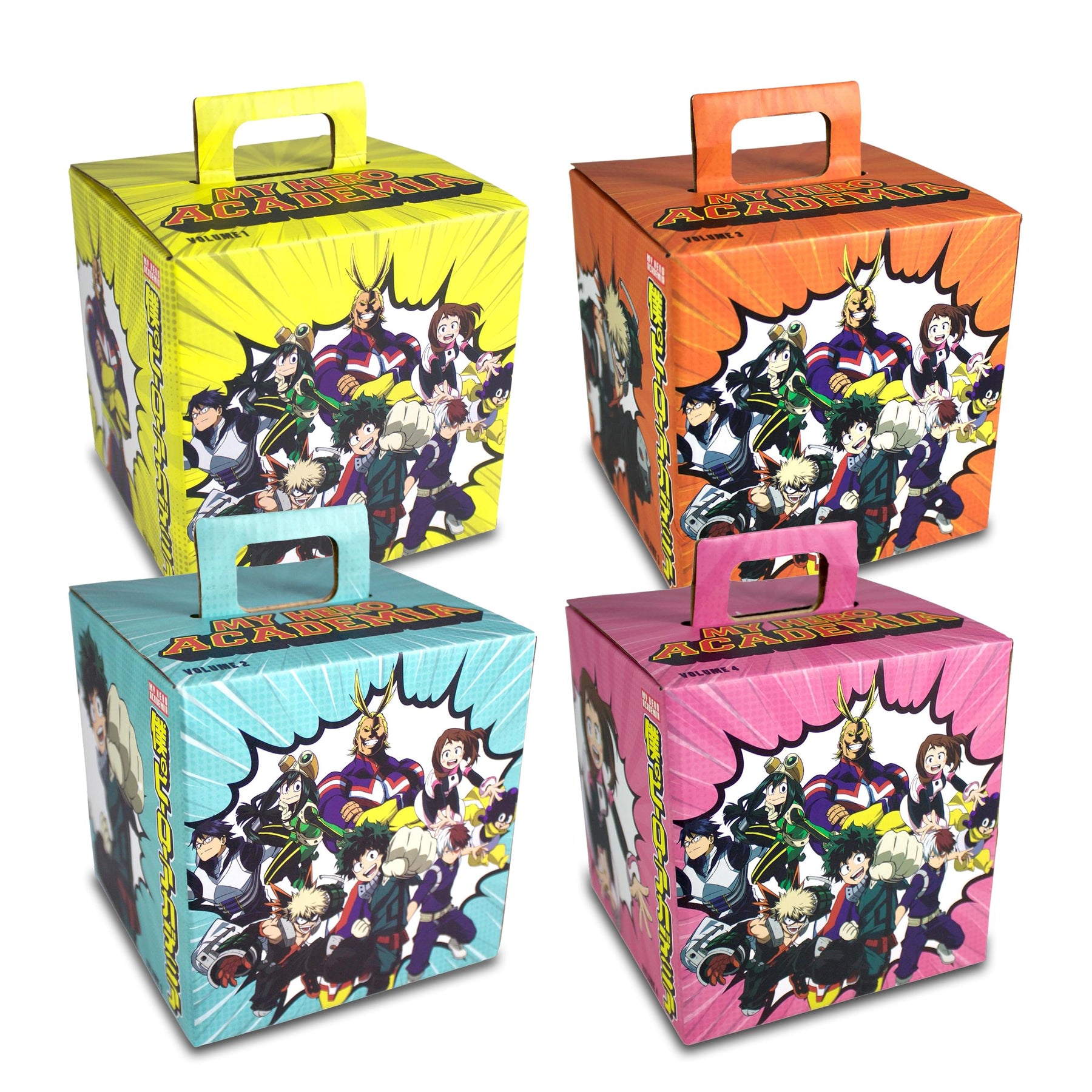 My Hero Academia LookSee Gift Box | Set Of 4 | All Might, Izuku, Bakugo, Ochaco