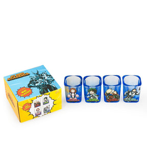 My Hero Academia 2oz Square Shot Glass 4 Pack