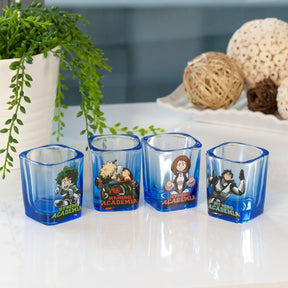 My Hero Academia 2oz Square Shot Glass 4 Pack