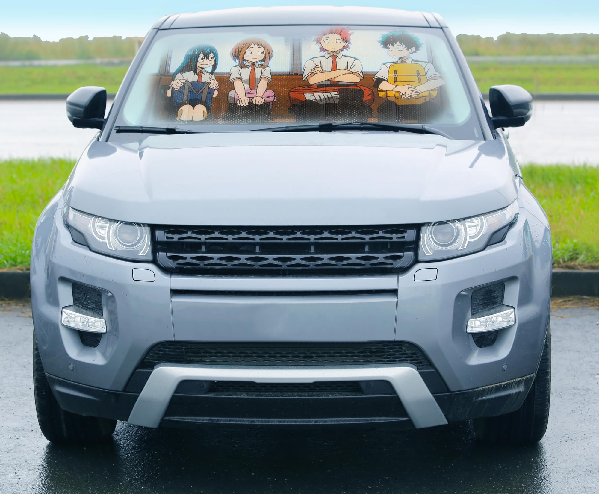 My Hero Academia Characters Sunshade for Car Windshield | 58 x 28 Inches