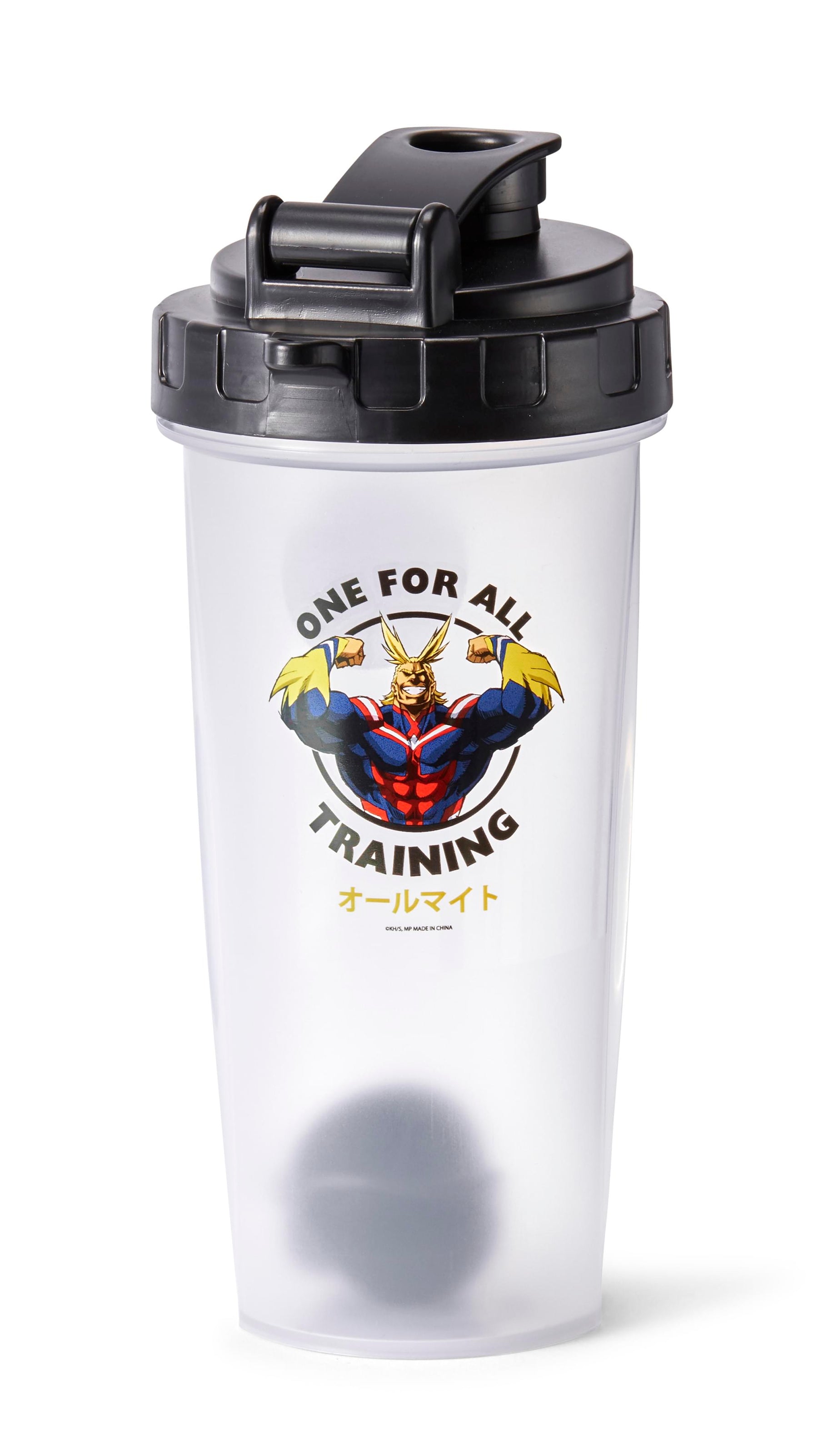 My Hero Academia All Might Training Gym Shaker Bottle | Includes Mixing Ball