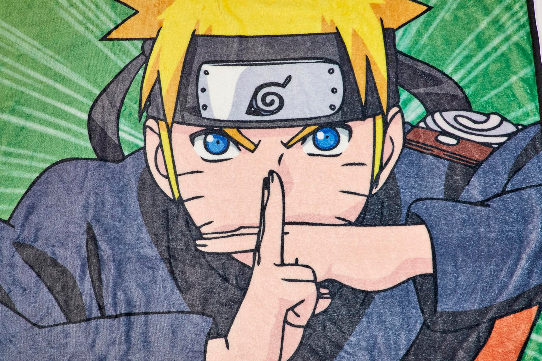 Naruto Shippuden Naruto Uzumaki Character Fleece Throw Blanket | 60 x 45 Inches