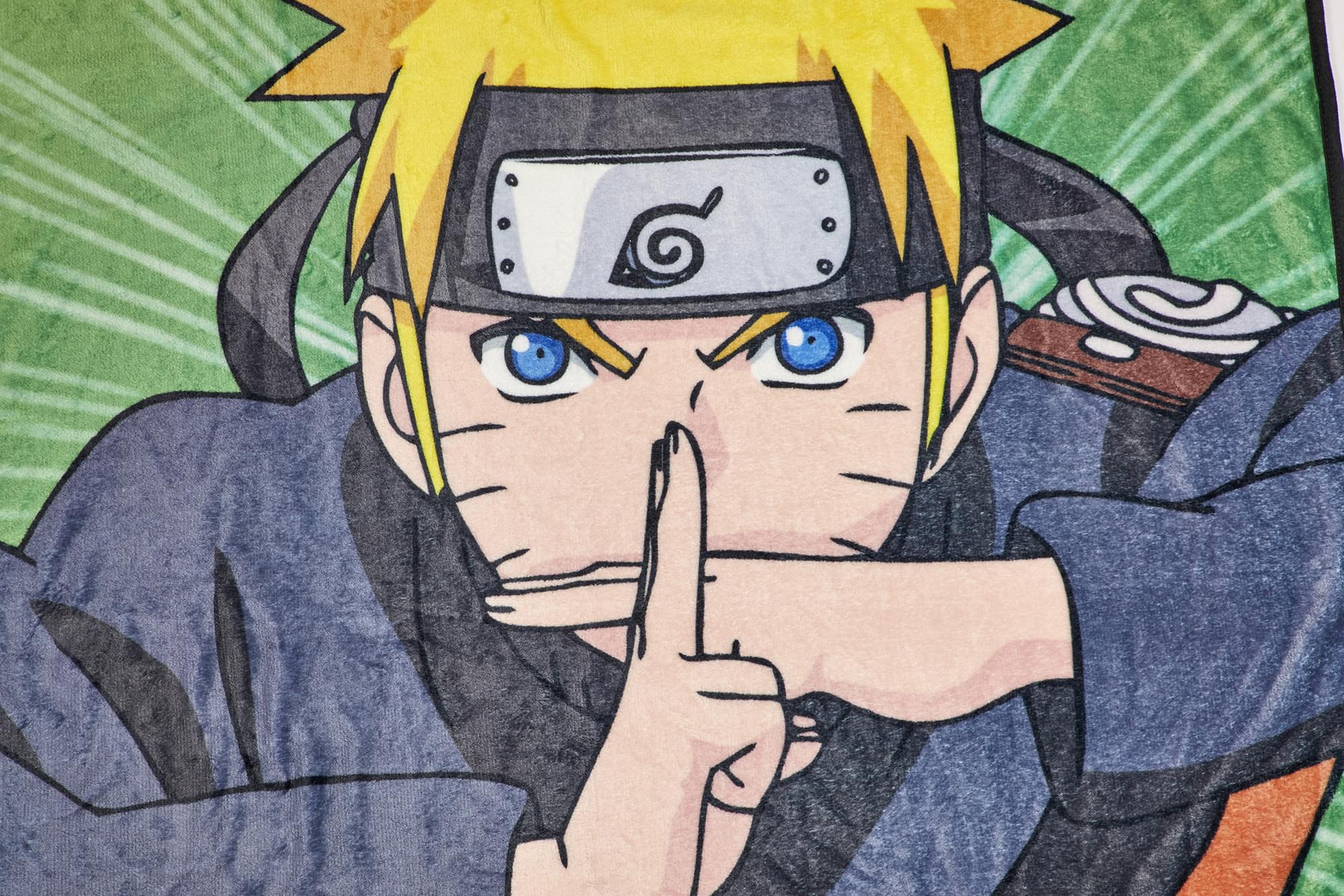 Naruto Shippuden Naruto Uzumaki Character Fleece Throw Blanket | 60 x 45 Inches