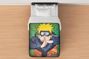 Naruto Shippuden Naruto Uzumaki Character Fleece Throw Blanket | 60 x 45 Inches