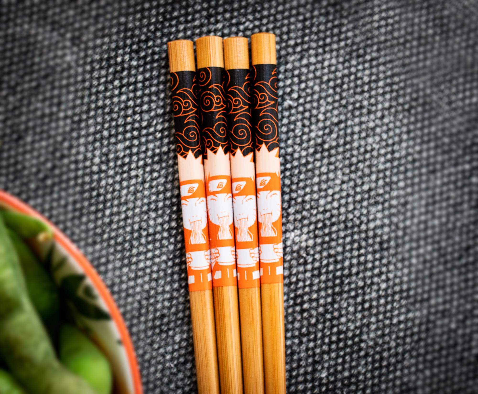 Naruto: Shippuden Ramen Bamboo Chopsticks | Set of 2