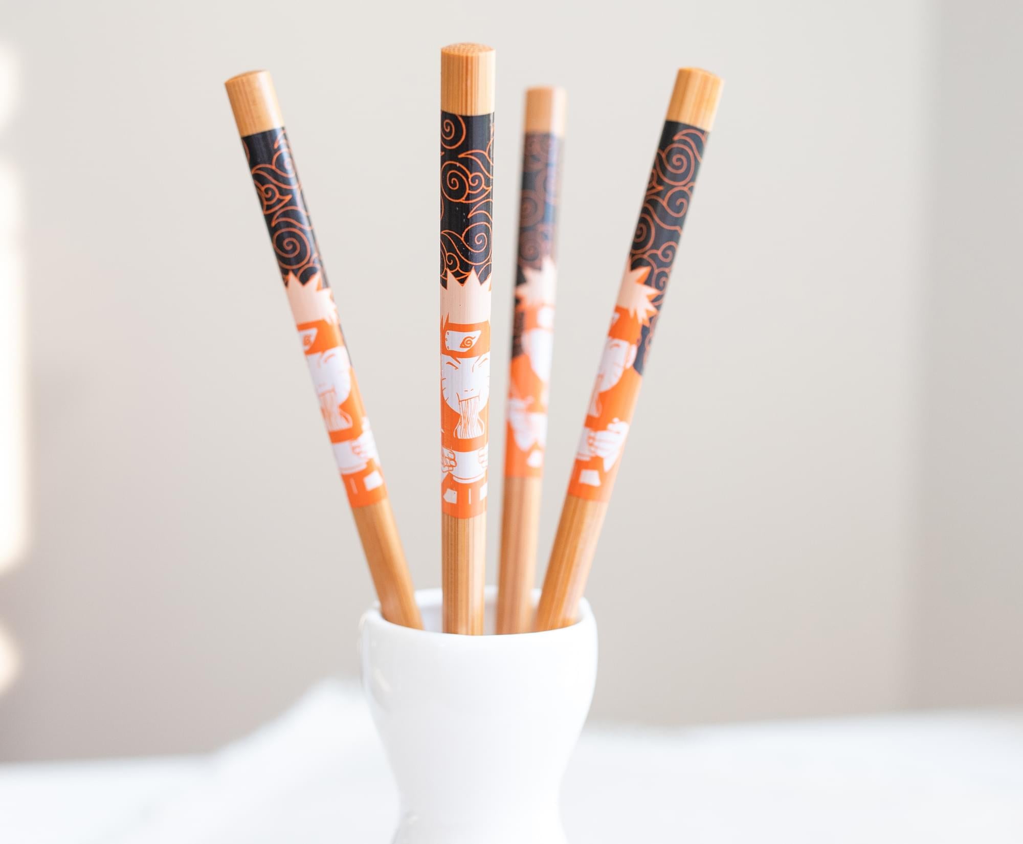Naruto: Shippuden Ramen Bamboo Chopsticks | Set of 2