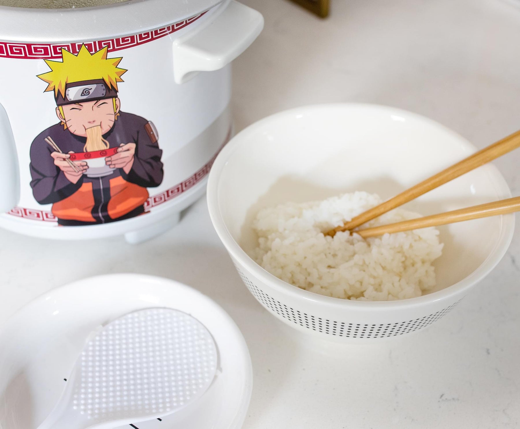 Naruto Shippuden Ichiraku Ramen Automatic Rice Cooker & Warmer | Holds 24 Ounces