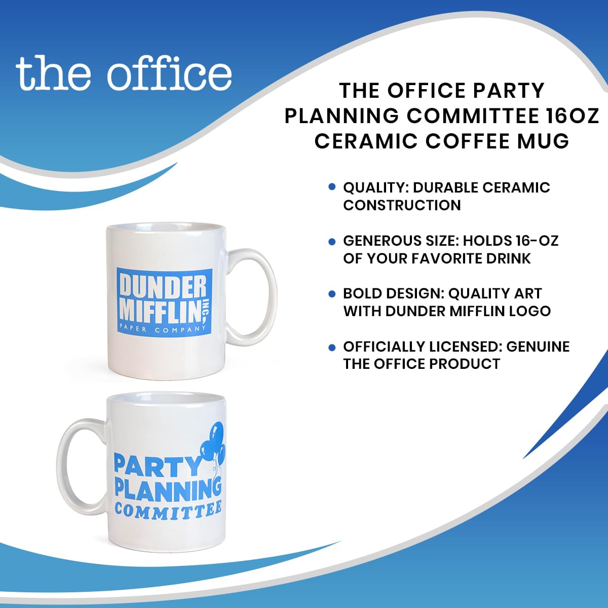 The Office Party Planning Committee 16oz Ceramic Coffee Mug