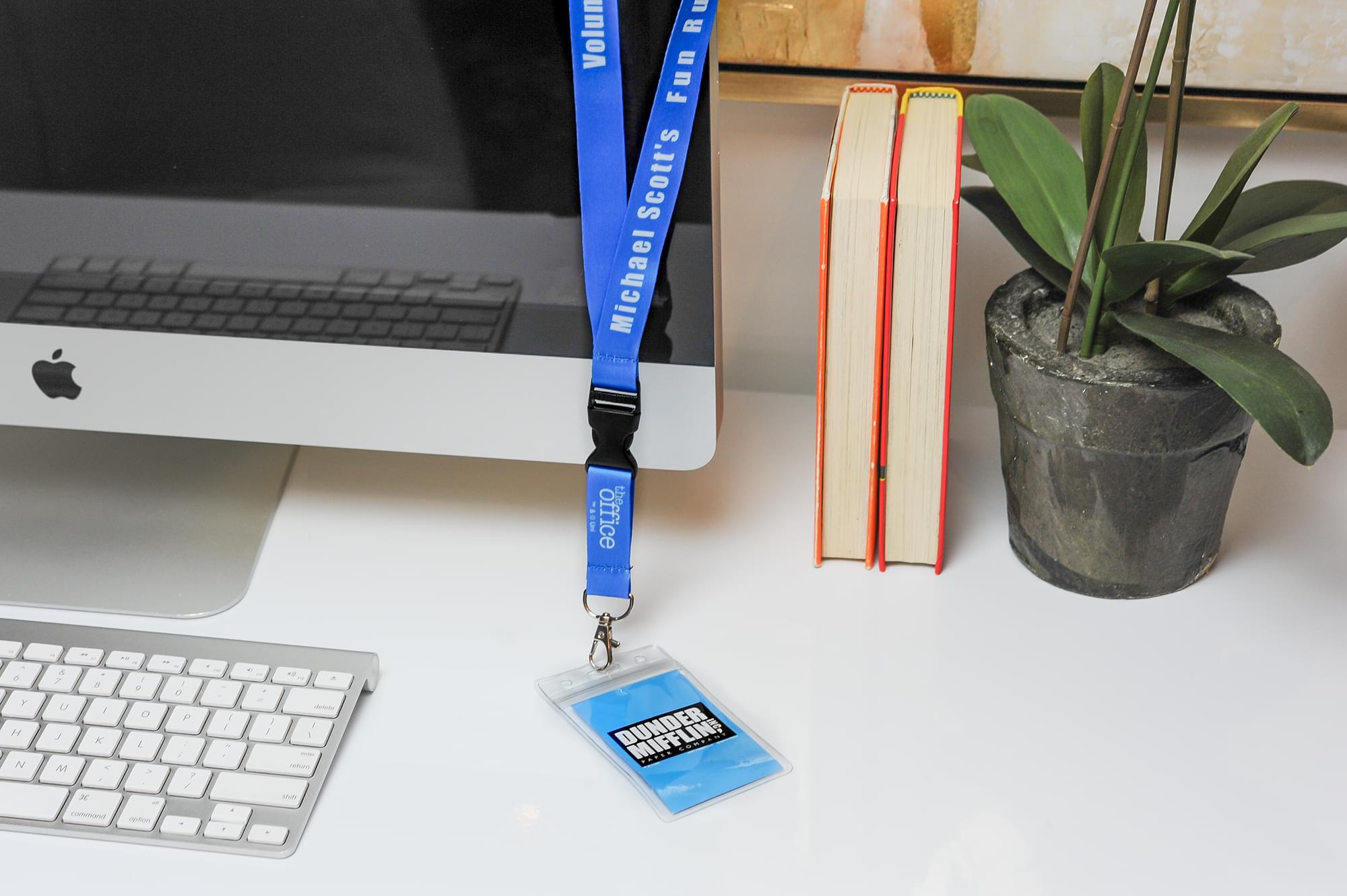 The Office Fun Run Race For The Cure Lanyard & ID Badge | Raise Rabies Awareness