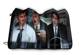 The Office Sun Visor for Car Windshield | 57 x 28-Inch Window Shade for Car