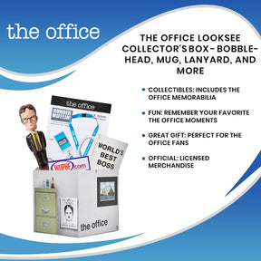 The Office LookSee Collector's Mystery Gift Box - Bobblehead, Mug, Lanyard, And More