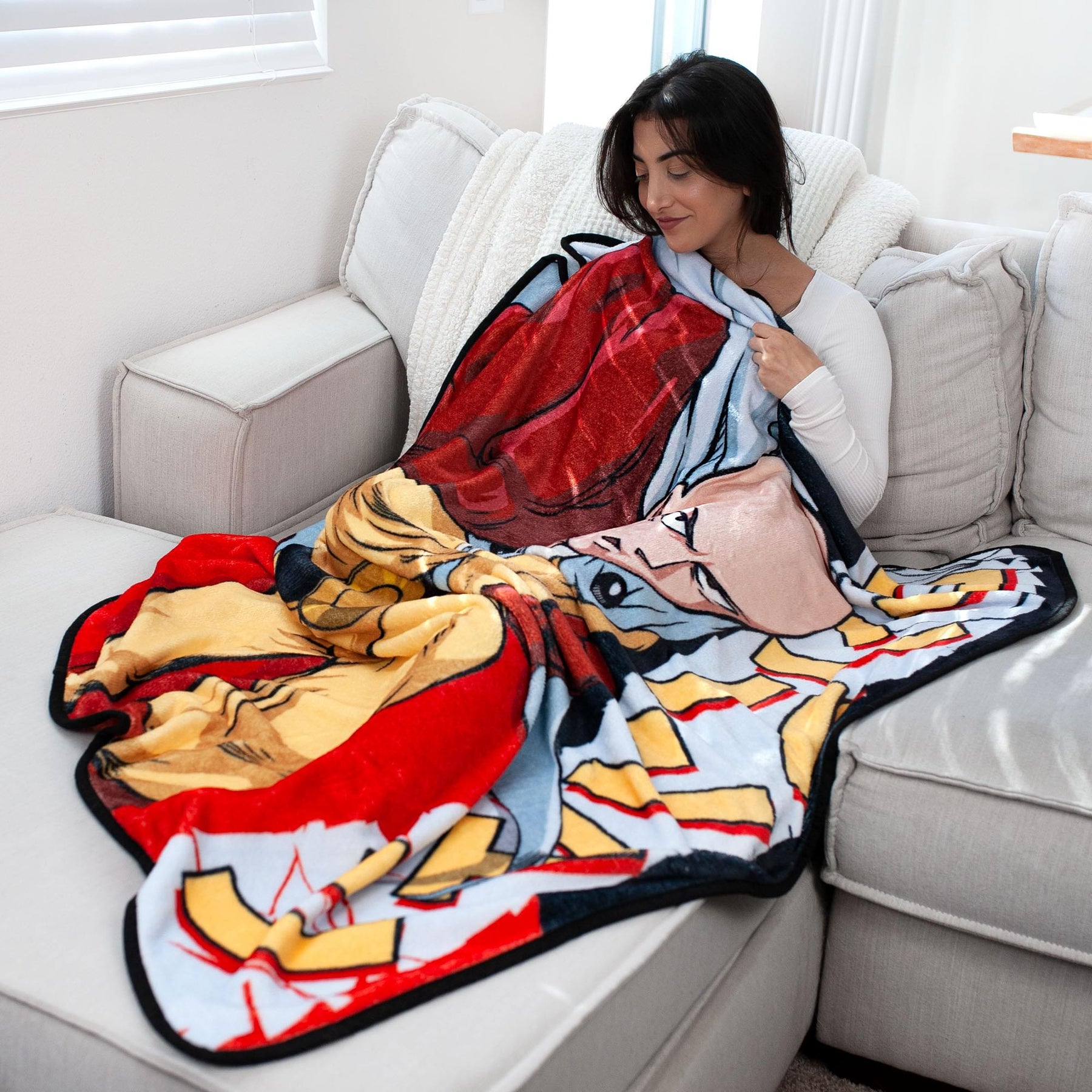 One-Punch Man Fleece Throw Blanket | 45 x 60 Inches