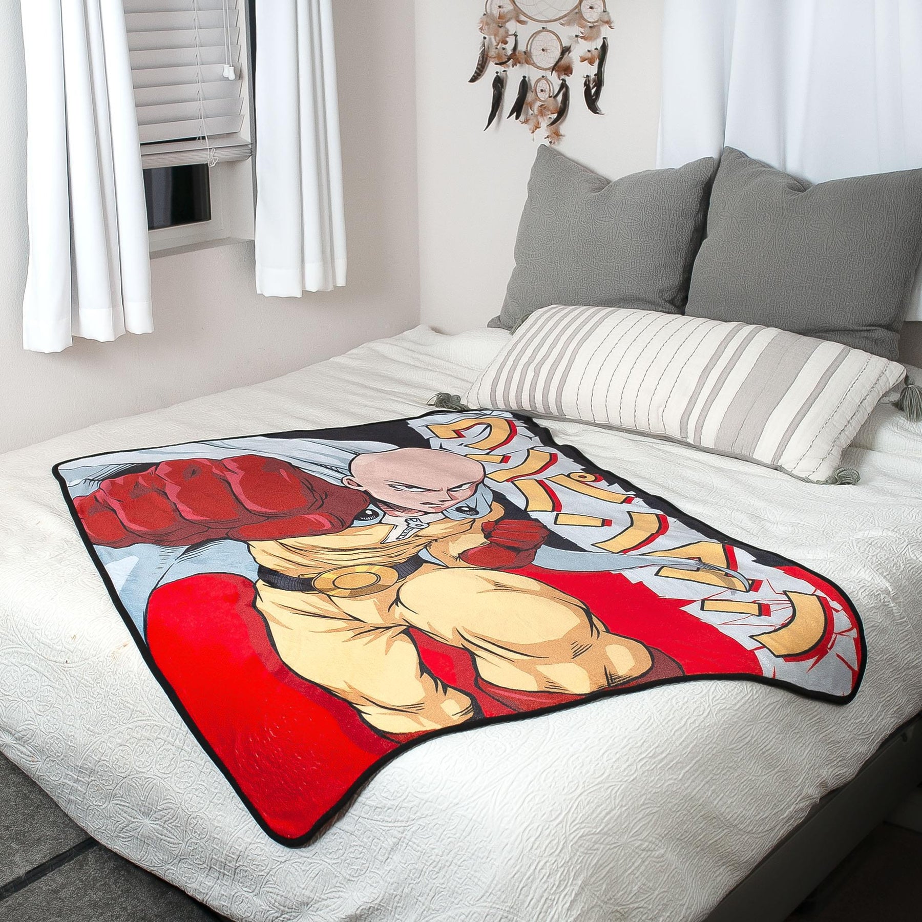 One-Punch Man Fleece Throw Blanket | 45 x 60 Inches