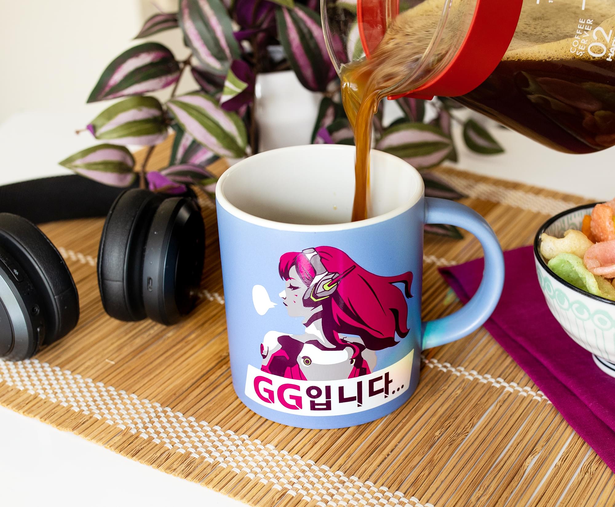 Overwatch D.Va "Nerf This" Ceramic Coffee Mug | Holds 16 Ounces