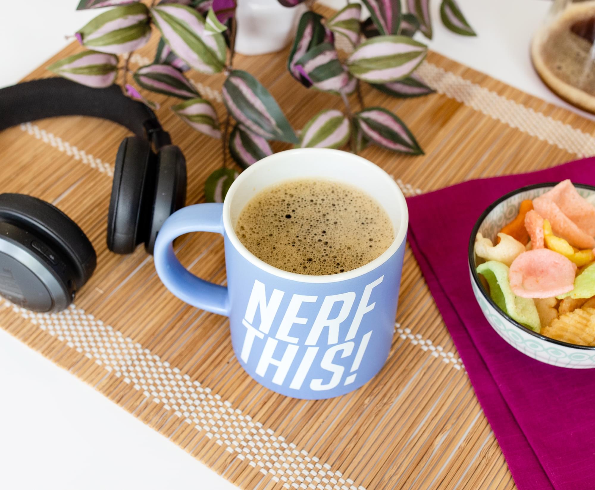 Overwatch D.Va "Nerf This" Ceramic Coffee Mug | Holds 16 Ounces