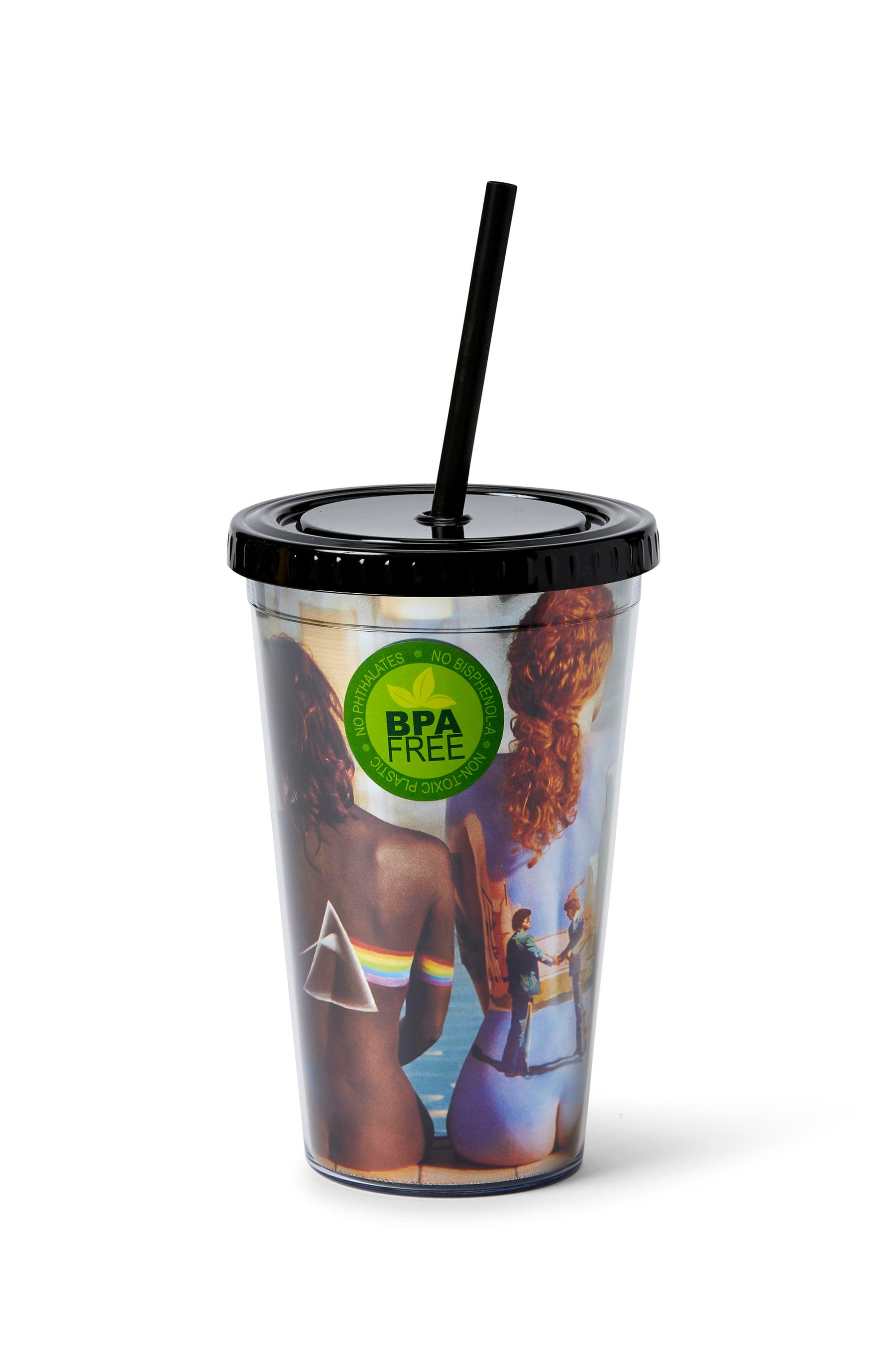 Pink Floyd Back Catalogue Carnival Cup - 16oz BPA-Free Tumbler with Straw & Lid