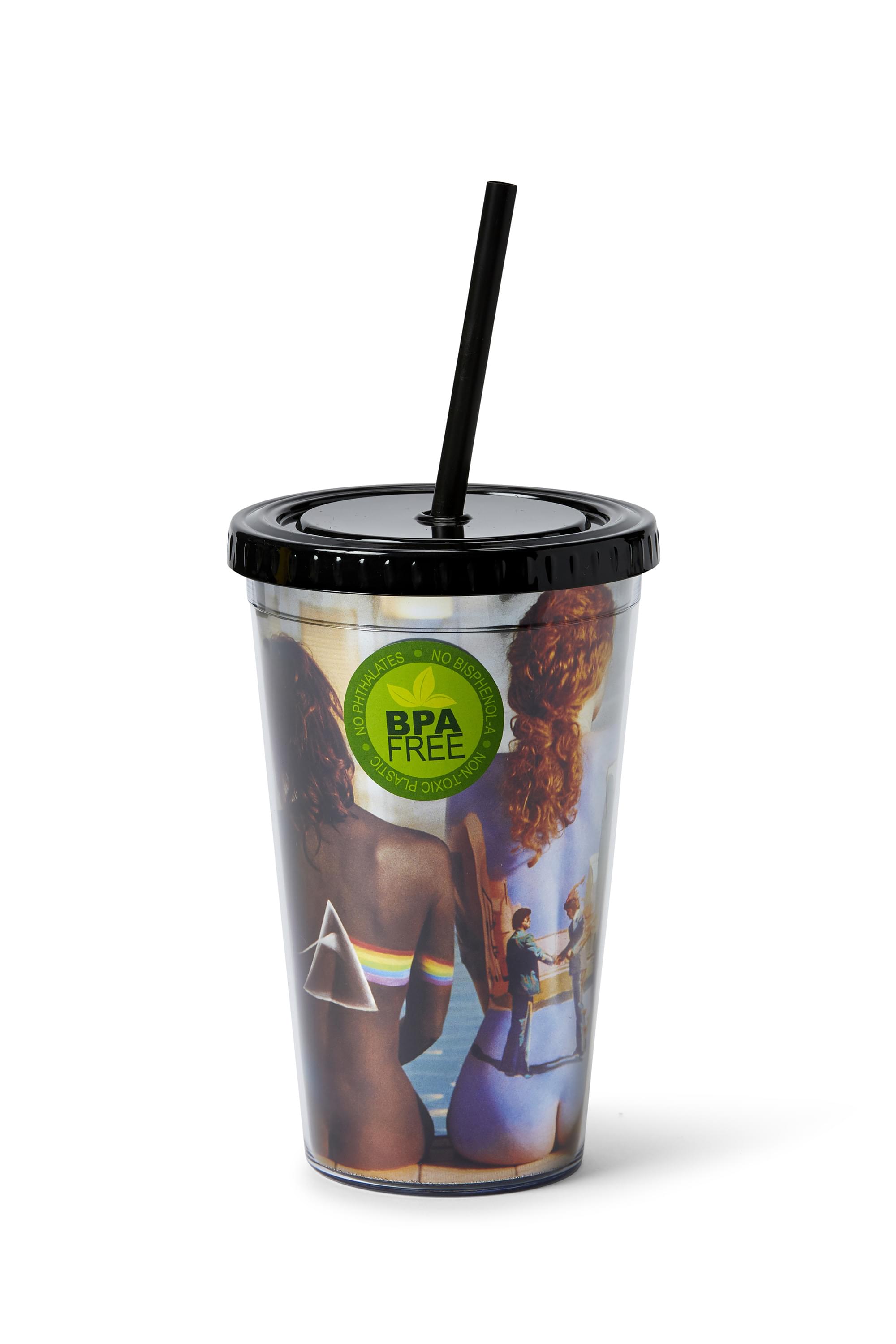 Pink Floyd Back Catalogue Carnival Cup - 16oz BPA-Free Tumbler with Straw & Lid