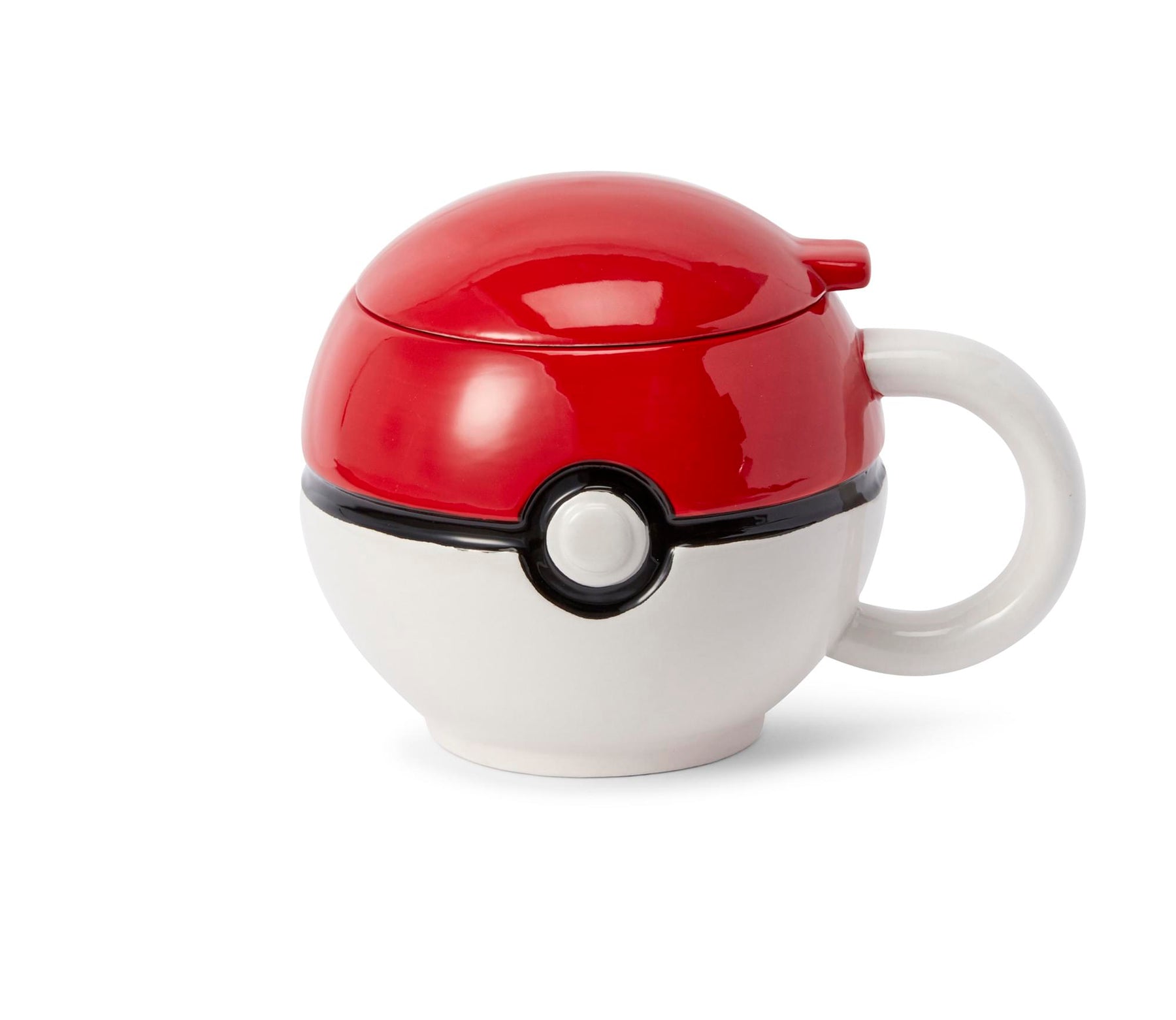 Pokemon Pokeball Ceramic Coffee Mug with Lid