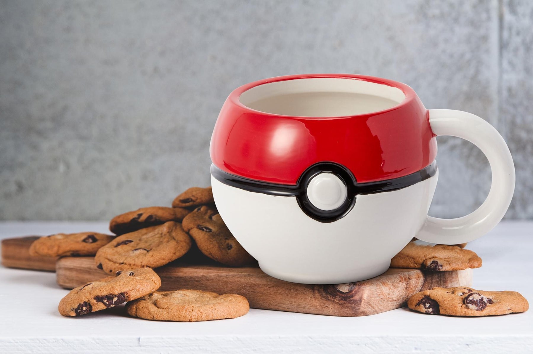 Pokemon Pokeball Ceramic Coffee Mug with Lid