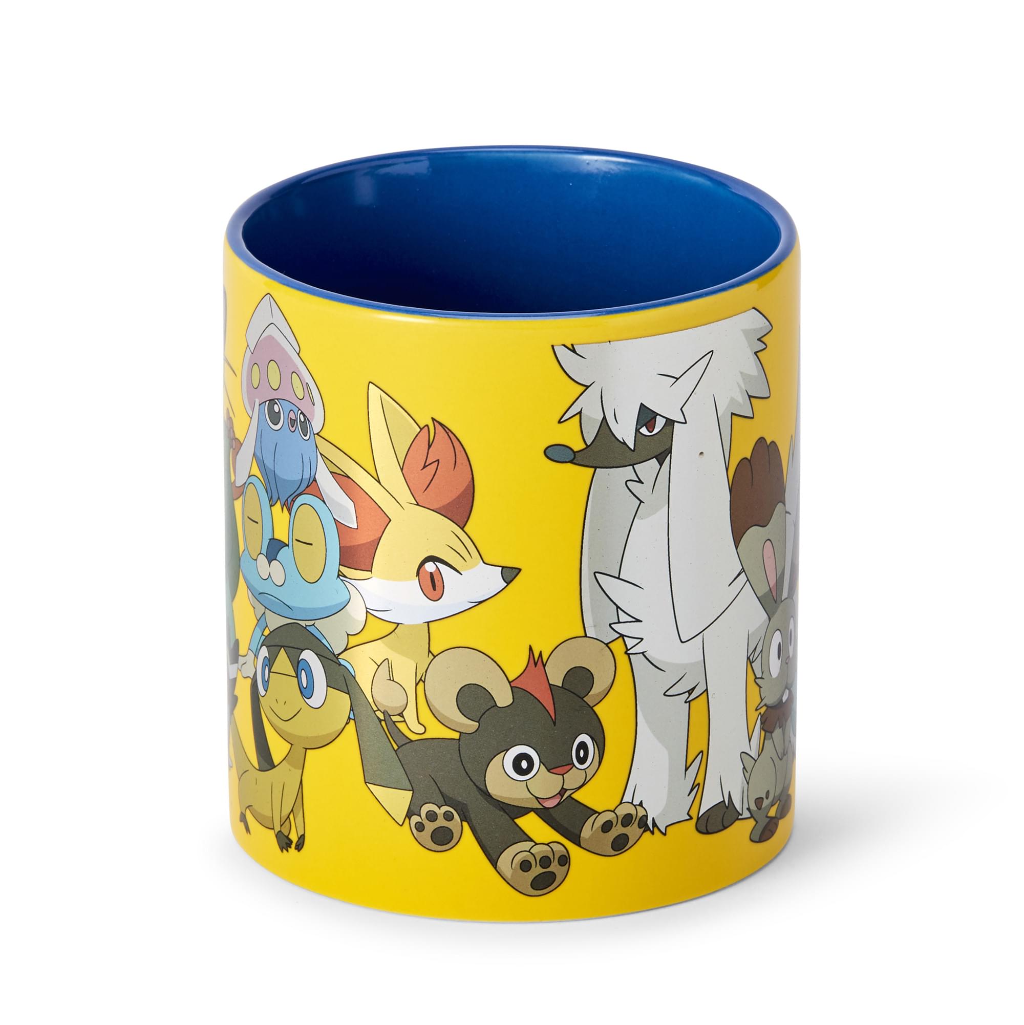 Pokémon XY Series Large Pokémon Group Foil Print Coffee Mug | Holds 20 Ounces
