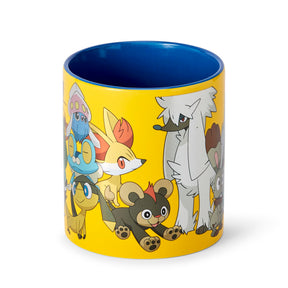 Pokémon XY Series Large Pokémon Group Foil Print Coffee Mug | Holds 20 Ounces