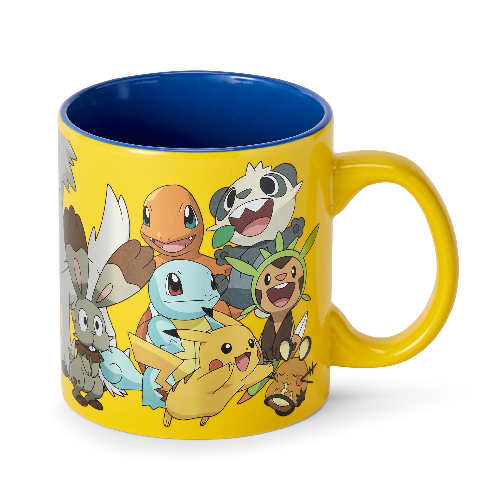 Pokémon XY Series Large Pokémon Group Foil Print Coffee Mug | Holds 20 Ounces