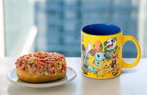 Pokémon XY Series Large Pokémon Group Foil Print Coffee Mug | Holds 20 Ounces